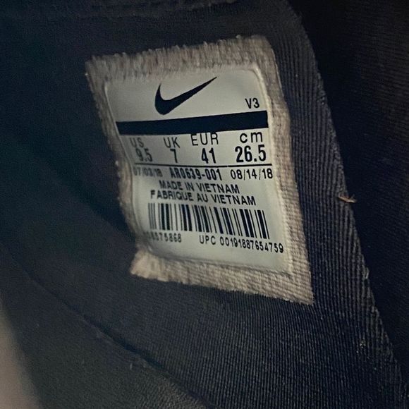 Nike Air Force 1 ‘07 XX Star Studded Oil Grey 9.5 - Picture 9 of 9